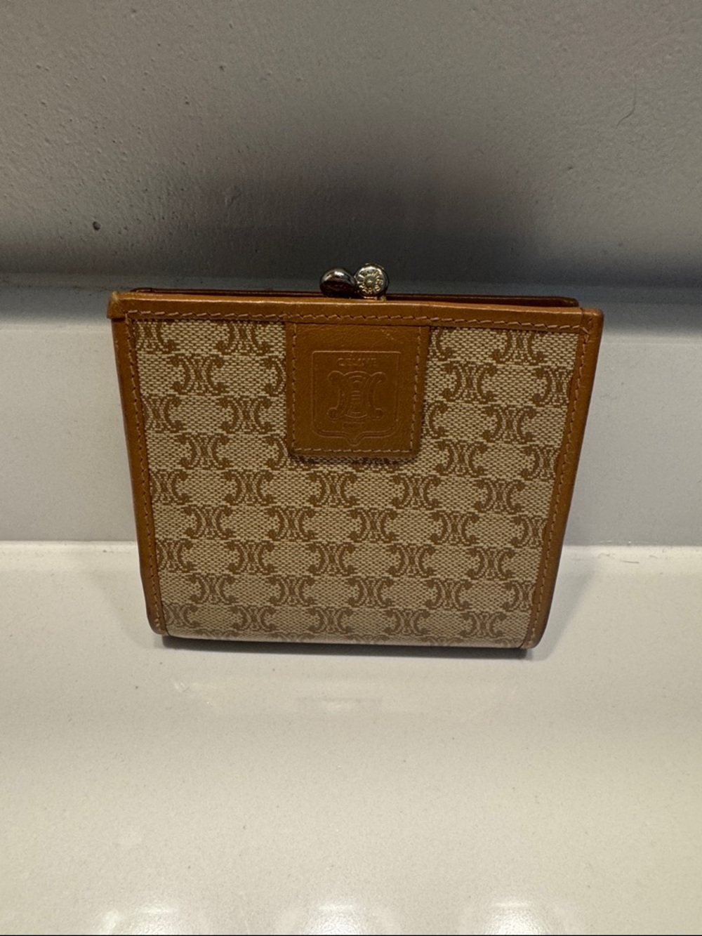 Vintage Celine Kisslock Wallet